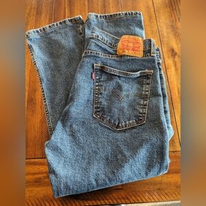 Levi's Men's Classic 505 Regular Fit Jean Straight Leg Medium Wash 36Wx30L